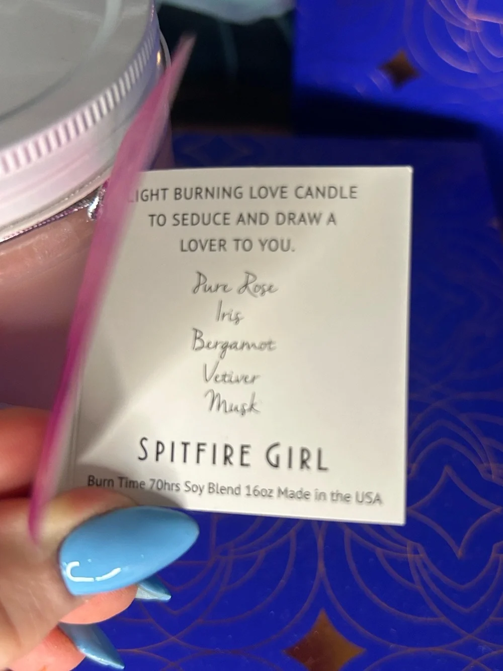 Spitfire Girl Ritual Candle - Burning Love (13oz)
